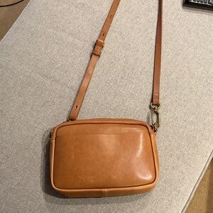 Madewell Tan Leather Crossbody Bag